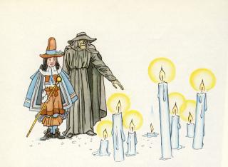 Illustration des Märchens "Der Gevatter Tod"